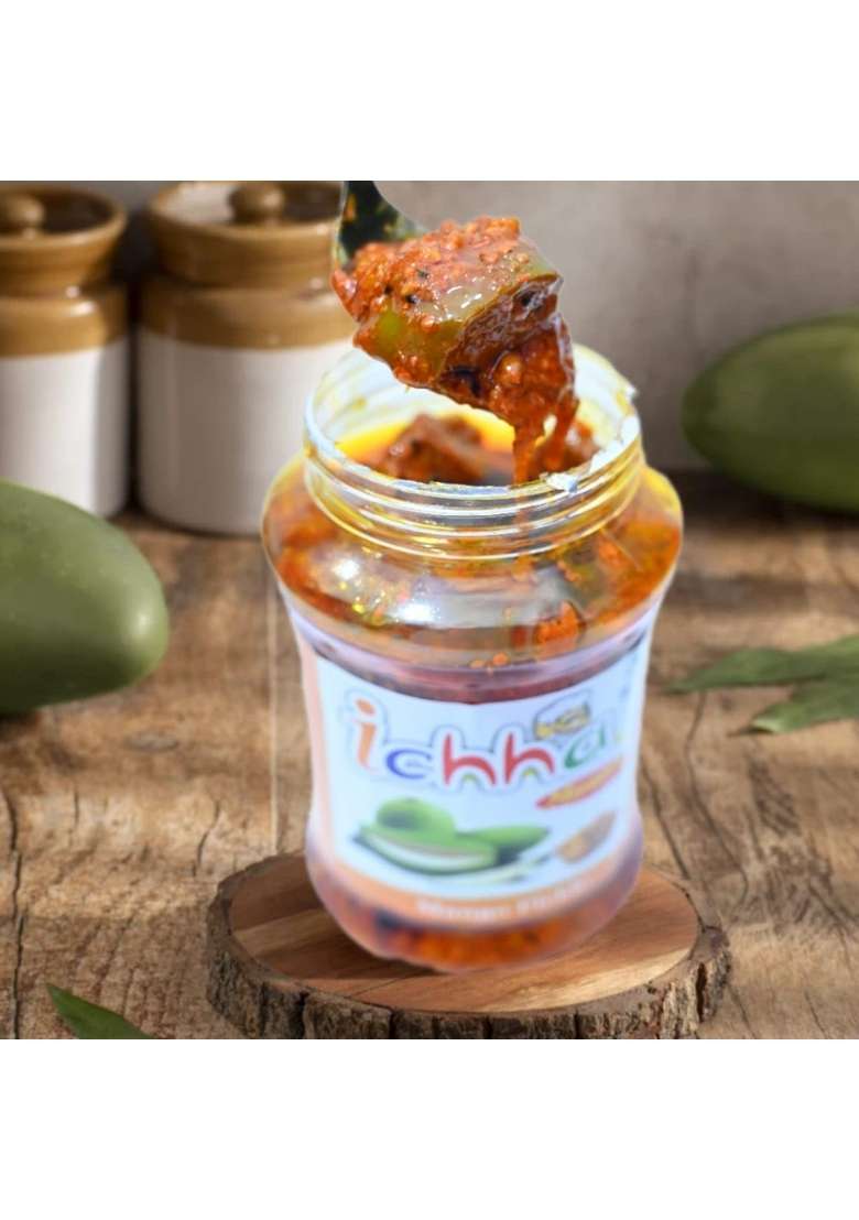 Ichha Special Marwadi Natural Fresh Homemade Mando Pickle 500Gm Keri Achar - Indya