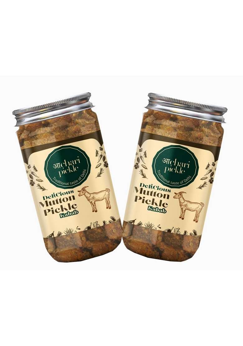 Achari Pickle Mutton Kabab Combo 400 Gm Non Veg Achar Chicken - Indya