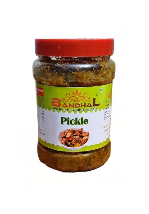 Bandhal Mango Pickle 450G Homemade Raw Pickles Kaccha Aam Ka Achar Less Oil In Mustard Pack Of 1