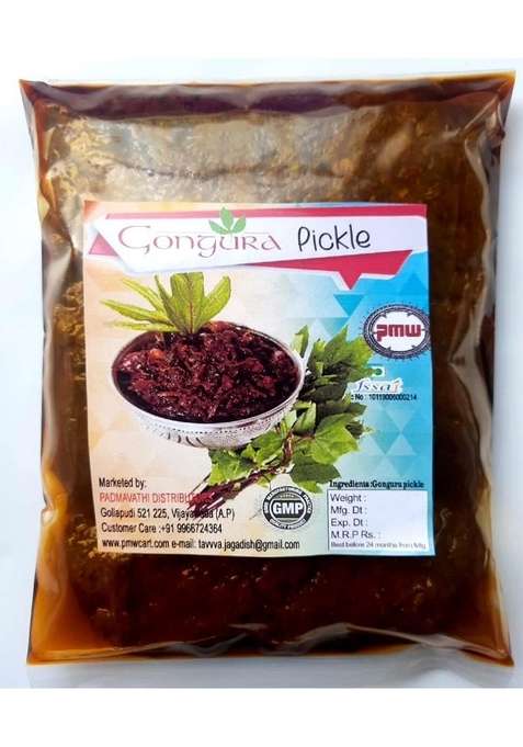 Pmw Gongura Pickle Home Made 450 Grams