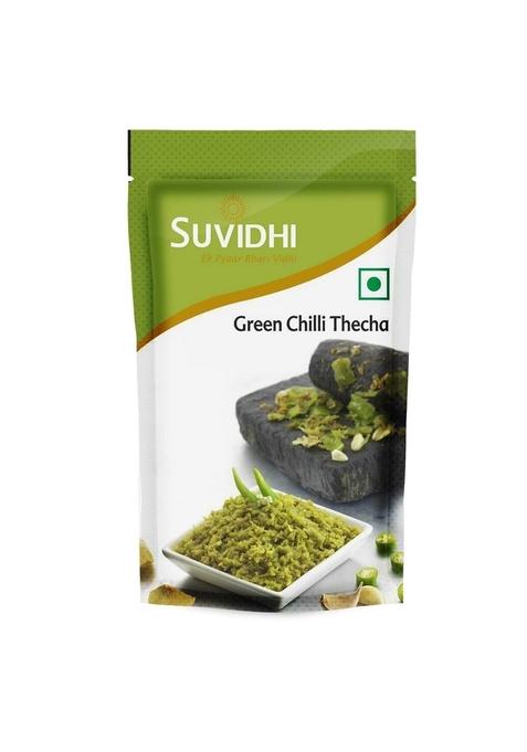 Suvidhi Karonda Pickle Red Chilli Thecha Green Thech No Garlic 100Gm Each Pack Of 12 4