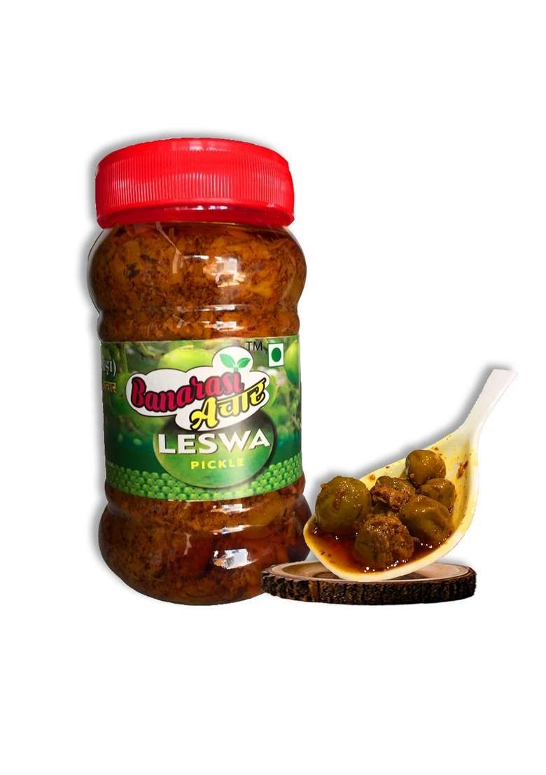 Banarasi Achar Rkcl Foods Homemade Leswa Pickle 400G - Indya