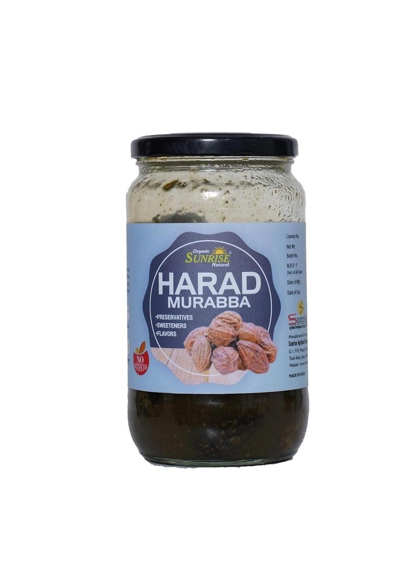 Sunrise Agriland Development Research Pvt Ltd Natural Homemade Organic Fresh Sweet Harad Ka Murabba 800Gm