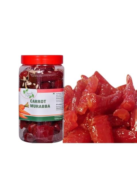Natural Diet Mother Made The Real Taste Of Maa Ka Hath Swad Organic Sweet Carrot Murabba Pieces Without Syrup With Mother'S Love 1Kg