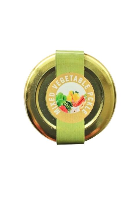 Elegant Mixed Vegetable Pickle In Glass Jar | Perfect Blend Of Farm Fresh Seasonal Vegetables And Healthy Mustard Oil 28 Grams Pack 25