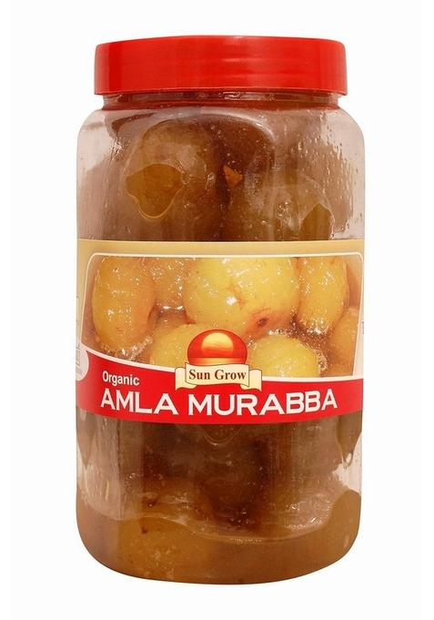 Sun Grow The Real Taste Of Maa Ka Hath Swad Organic Amla Murabba Ingredient Fenugreek Clove Elam Crystals Cardamom Elichie Palm Good For Blood Circulation 1 Kg