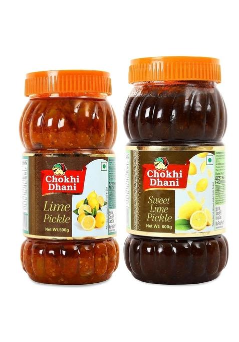 Chokhi Dhani Lime Pickle 500G And Sweet 600G