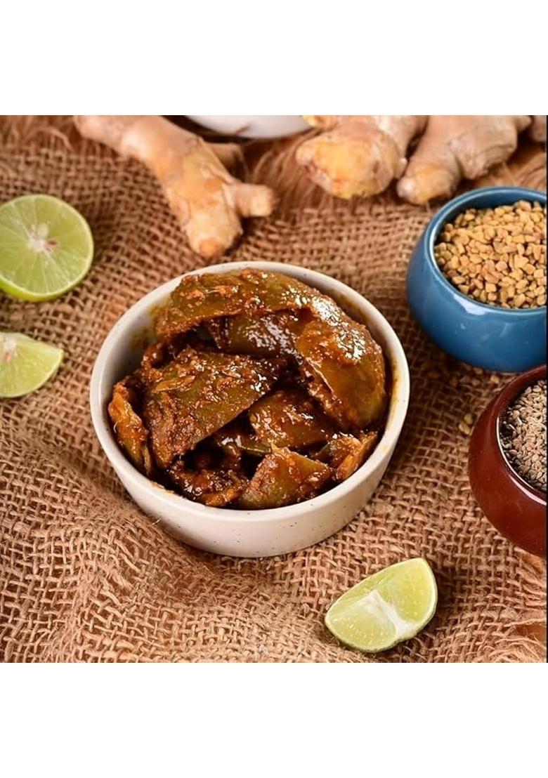 Peppal Masala Lemon Pickle Authentic Flavor 300Gm 2 X 300 G