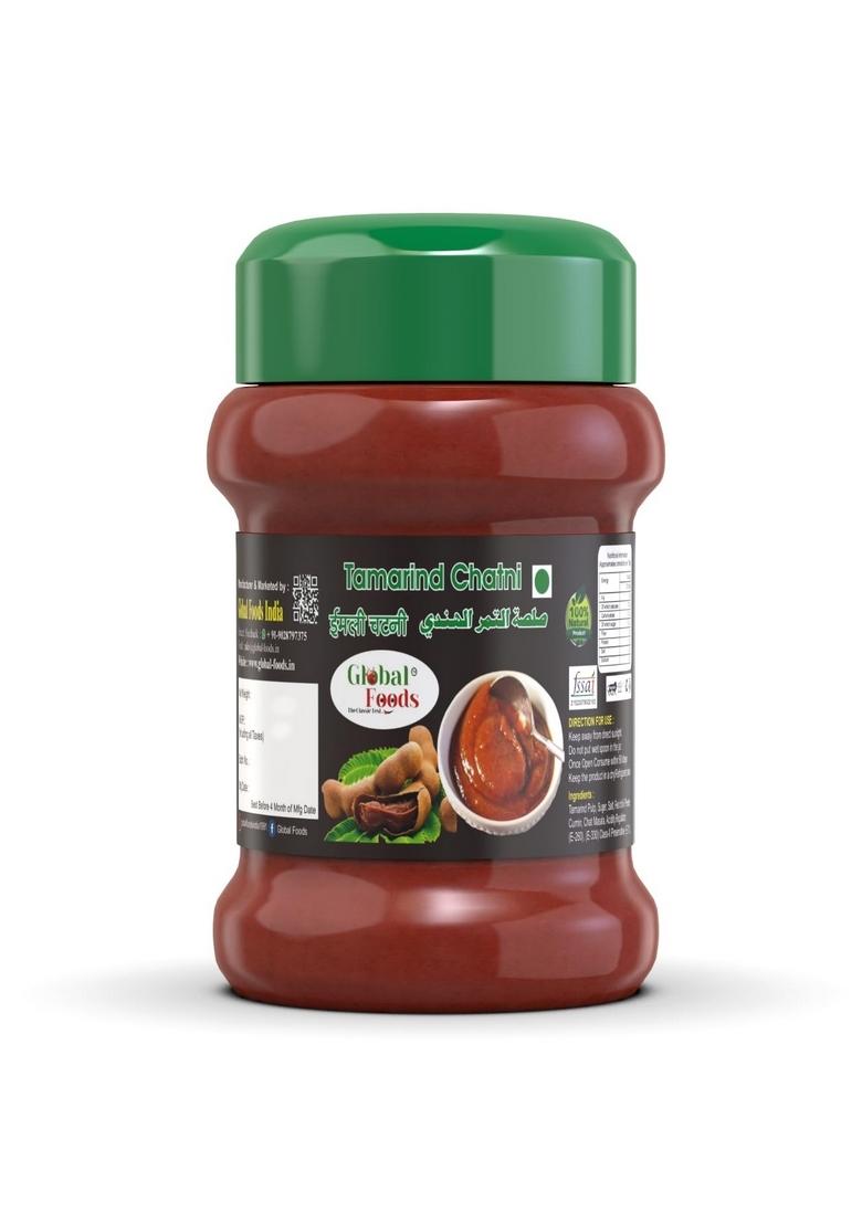 Global Foods Globle Tamarind Date Chutney Khatti Mithi Imli Homemade Style Chatpati Sauce Made With Traditional Indian Asian Saunth Chatni 500Gm
