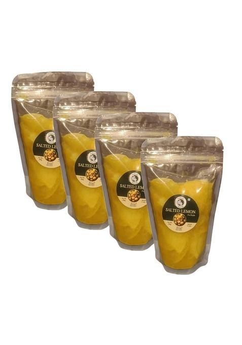 Padmaja Naturals Salted Lemon For Pickle 200G | Traditional Preserve Ready Making Home Recipes Pack Of 11