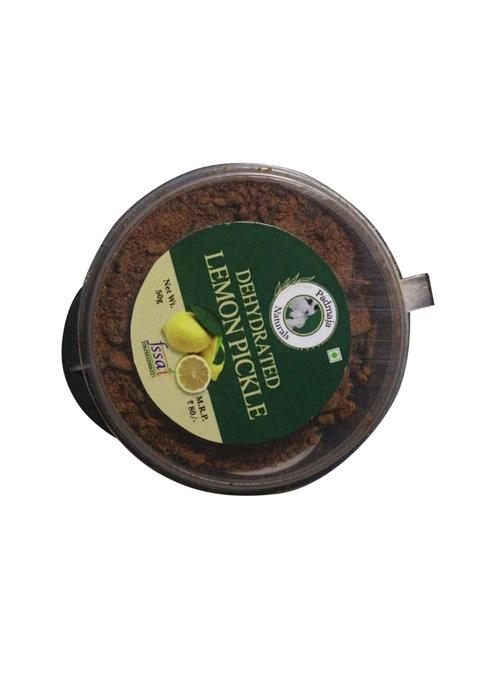 Padmaja Naturals Padmajja Dehydrated Lemon Pickle Powder | Tangy Spicy Dry Mix For Rice Idli Dosa Snacks Travel Friendly Use 50G