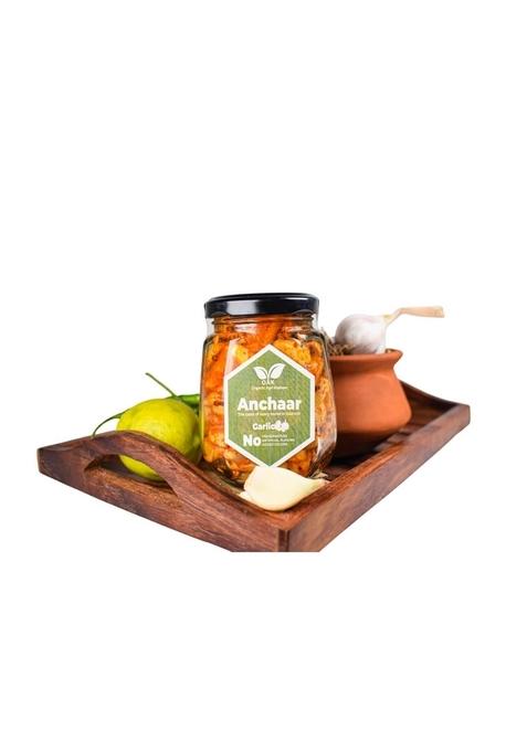 Organic Agri Kasheer Garlic Pickle | Natural Ingredients Homemade Recipe Authentic Traditional Kashmiri Flavour No Artificial Preservatives A Delicious Taste Of India 200G