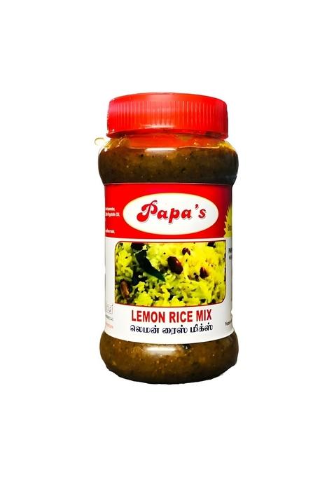 Papa'S Papas Lemon Ricemix Pickle 300Gm [Made With Groundnut Oil ] The Authentic Taste Of South Indian