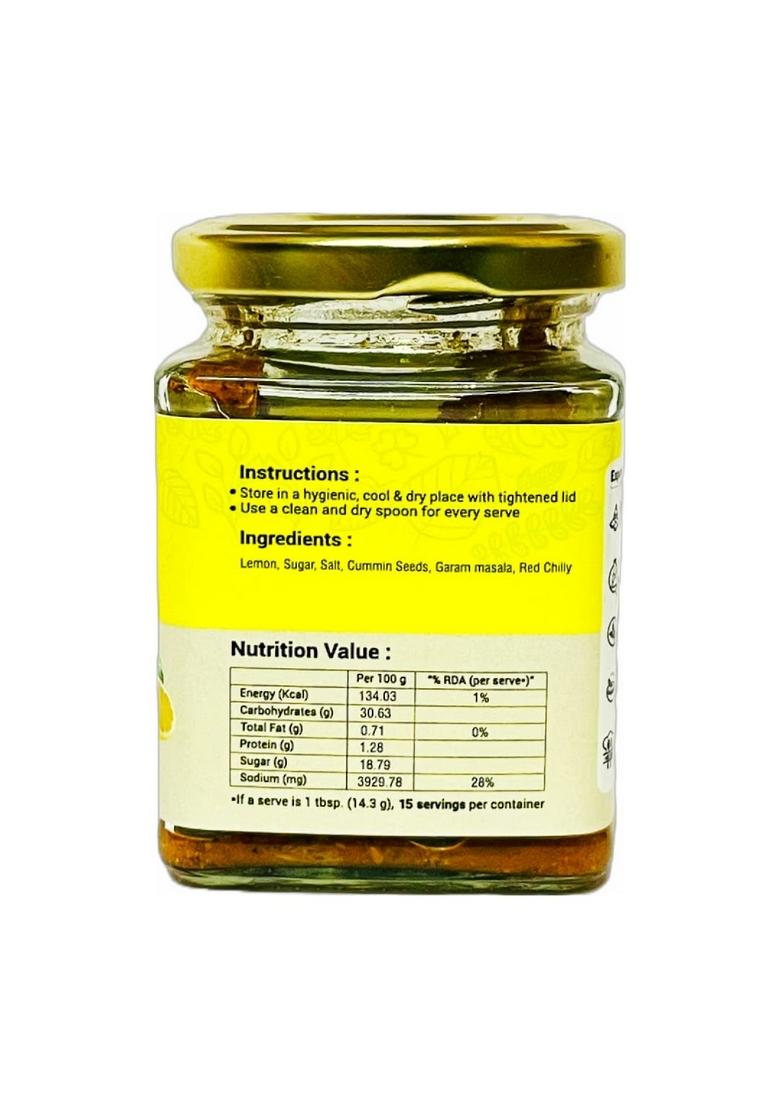 Tatsama Foods Lemon Pickle|Sweet|220 Gm