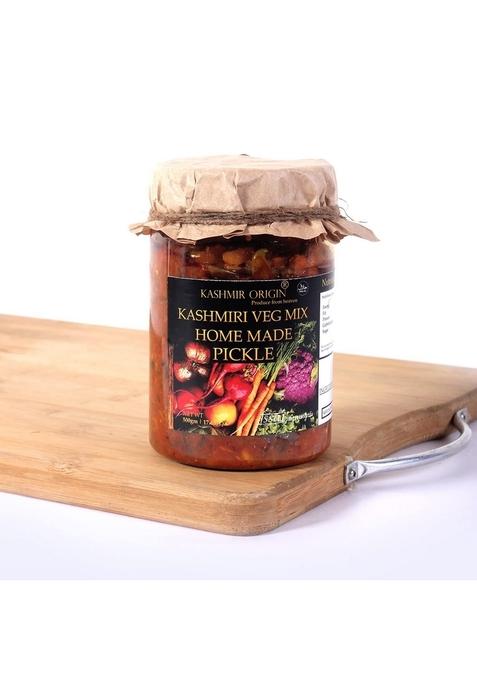 Kashmir Origin Kashmiri Mixed Veg Pickle Mix 500 Grams Each Pack Of 2 1 Kg | Homemade With Zero Preservatives| No Artificial Colors Flavors Experience