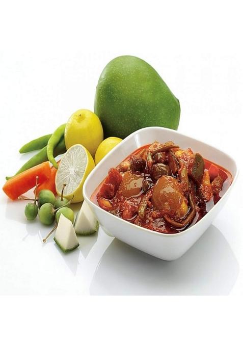 Veganic Mix Pickle | Handmade Achar Ready To Eat Premium Mixed Pickel 400 Gm