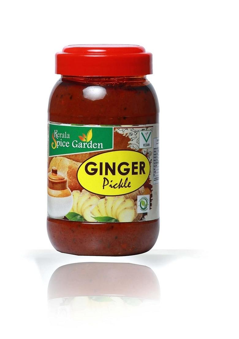 Kerala Spice Garden Ginger Pickle | Adrak Ka Achaar Inji Style Organic 500G 500 G
