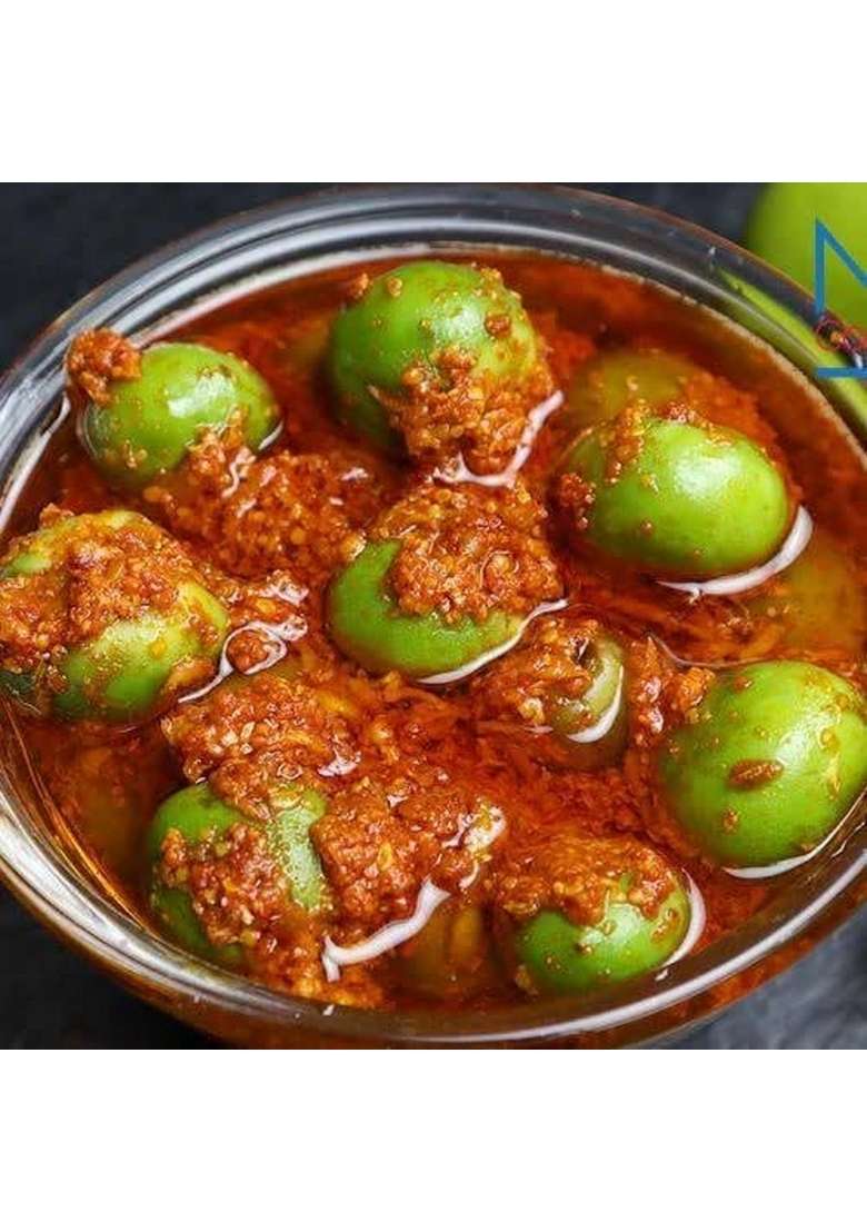 Ichha Special Marwadi Natural Fresh Homemade Gunda Pickle 500Gm And Athana Mirchi 400Gm - Indya