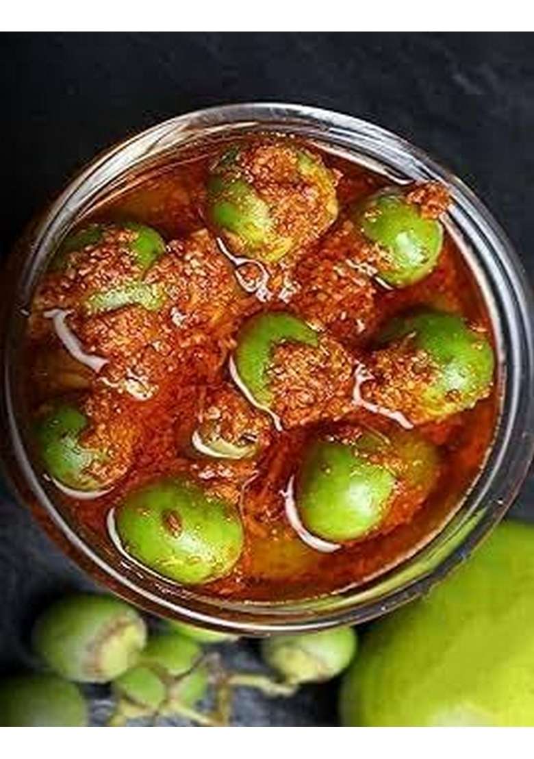Ichha Special Marwadi Natural Fresh Homemade Gunda Pickle 500Gm And Athana Mirchi 400Gm - Indya