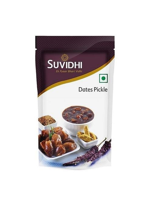 Suvidhi Dates Pickle 100Gm Pack Of 6 Khajoor Ka Achaar | 100 Natural Homemade| Tasty Healthy Unique Low Salt Less Oil No Preservatives Lemon Juice Spices Mustard