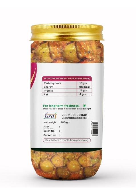 Gapru Pickle Lucknawi Mix Vegetable Homemade Aachar 400G | Organic North Indian Healthy Traditional Home Made Achaar