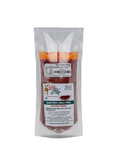 The Pickle Story An Authentic Homemade Boiled Mango With Garlic Paste Uddikina Thoku |Telgu And Andhra Style Aam Ka Achar | Tangy Spicy Sour Salty 250Gm