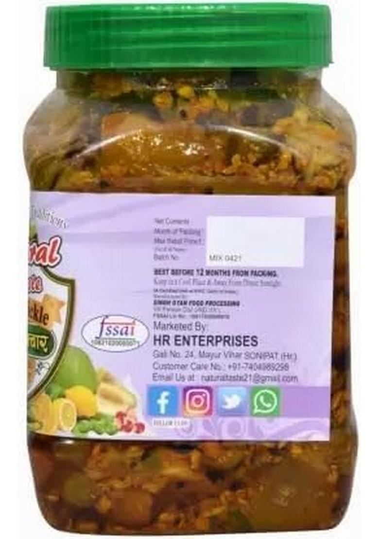 Daily Food Punjabi Pachranga Mix Pickle Home Made Mother Herbal Masala Organic Mixed