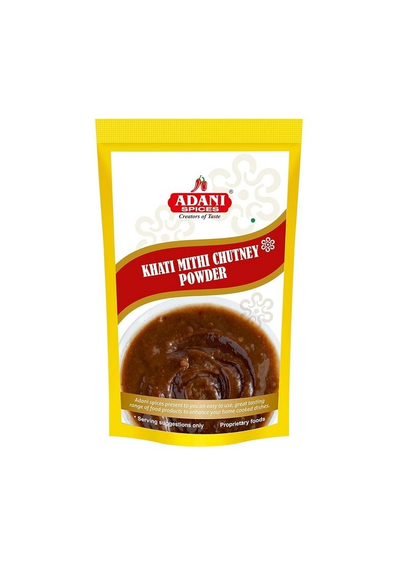Adani Spices Khati Mithi Chutney | Chatni Premix Powder 50Gm [ Khatti Just Add Water ] Pack Of 4