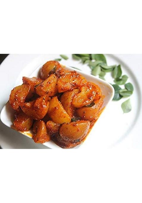 Favor8 Amla Pickle Traditional Ka Achaar Homemade Banarasi Recipe Dry Masaledar Made By Khachi Ghani Mustard Oil Ceramic Jar 400Ml Pack Of 2X350G