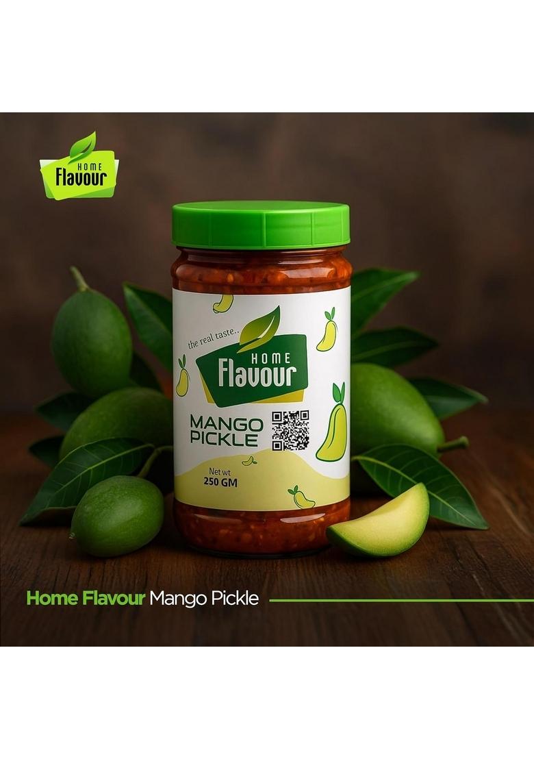 Home Flavour Mango Pickle | 250G Traditional Kerala Style Spicy Tangy Homemade No Preservatives