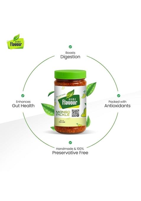 Home Flavour Mango Pickle | 250G Traditional Kerala Style Spicy Tangy Homemade No Preservatives