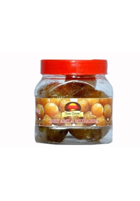 Sun Grow Organic Homemade Dry Aamla Murabba With Honey Eliche Flavour 400Gm