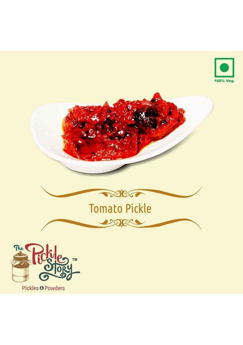The Pickle Story An Authentic Homemade Tomato | Tamatar Ka Achar Traditional South Indian Taste Andhra Style 200Gm