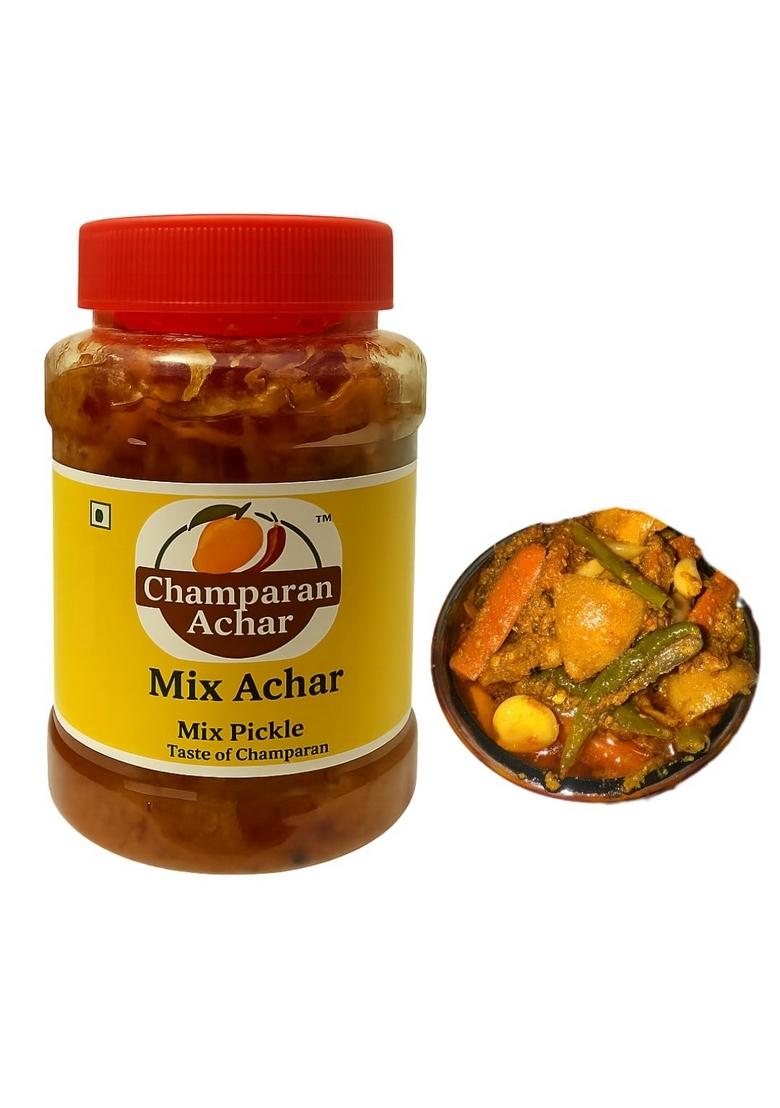 Champaran Achar Mix Pickle | Traditional Indian Mixed Vegetable Homemade Taste Authentic Recipe 250G