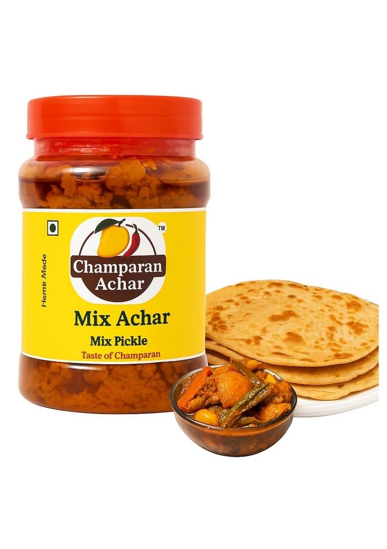 Champaran Achar Mix Pickle | Traditional Indian Mixed Vegetable Homemade Taste Authentic Recipe 250G