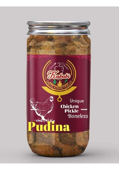 Kababi Homemade Pudina Flavor Boneless Chicken Pickle 400 Gm Delhi North Style
