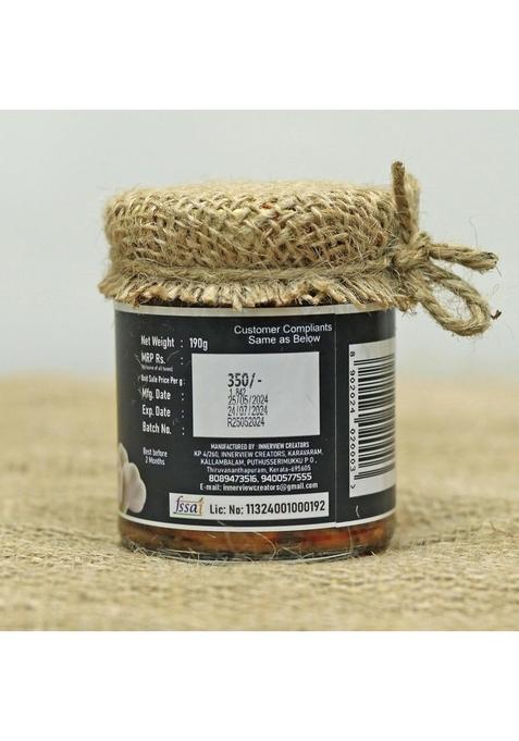 Ruk'S Magic Ruk S Garlic Pickle Veluthulli Achar Kerala Style