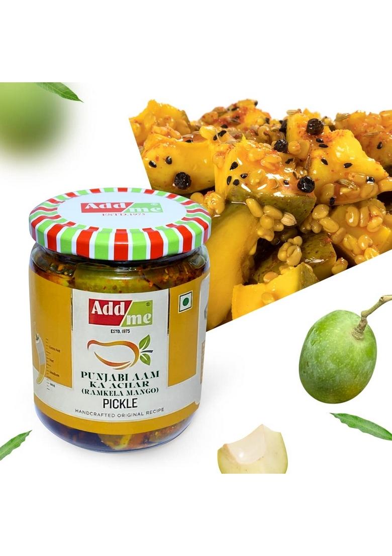 Add Me Home Made Ramkela Mango Achar Rajasthani Lal Mirchi Ka Bharwa 1Kg Swaad 500Gm Each In Glass Jar