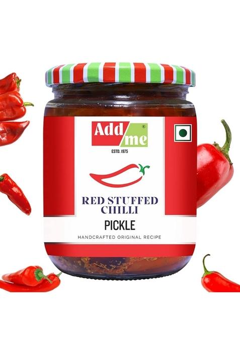 Add Me Home Made Ramkela Mango Achar Rajasthani Lal Mirchi Ka Bharwa 1Kg Swaad 500Gm Each In Glass Jar