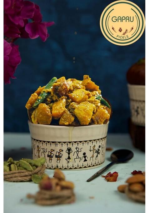 Gapru Pickle Greenchilli Boneless Chicken Combo 400Gm Non Veg Ka Achar