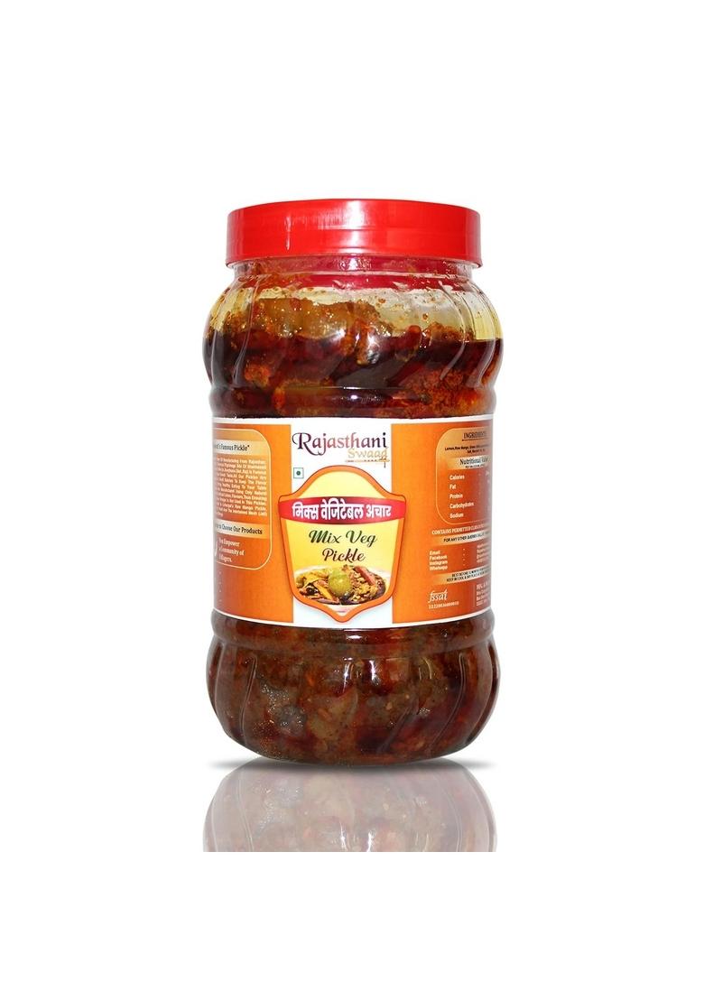 Rajasthani Swaad Mix Vegetable Achar Home Made Special Mixed Pickle Lohargarh 2 Jar Of 400 Gram