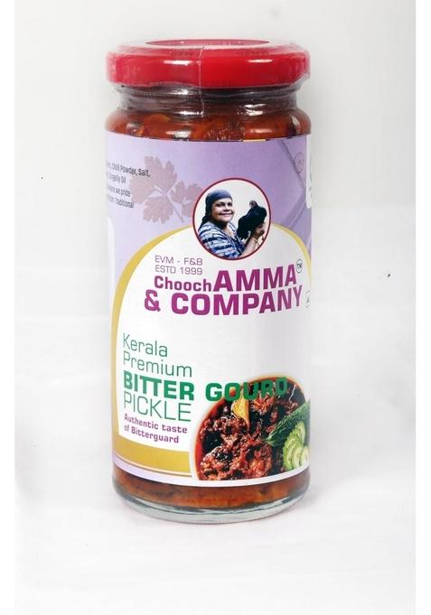 Chooch Amma Company Homemade Bittergourd Pickle | Authentic Kerala Spicy South Indian Karela Ka Achaar Natural No Artificial Flavours Preservatives 250 Gm