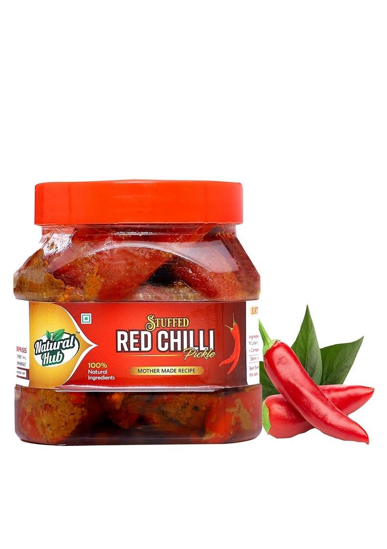 Natural Hub Ma Ke Hath Ka Red Chilli Pickle Lal Mirchi Achaar 500 Gm