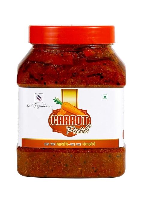Self Signature Gajar Achar Tasty Carrot Pickle Indian 1Kg