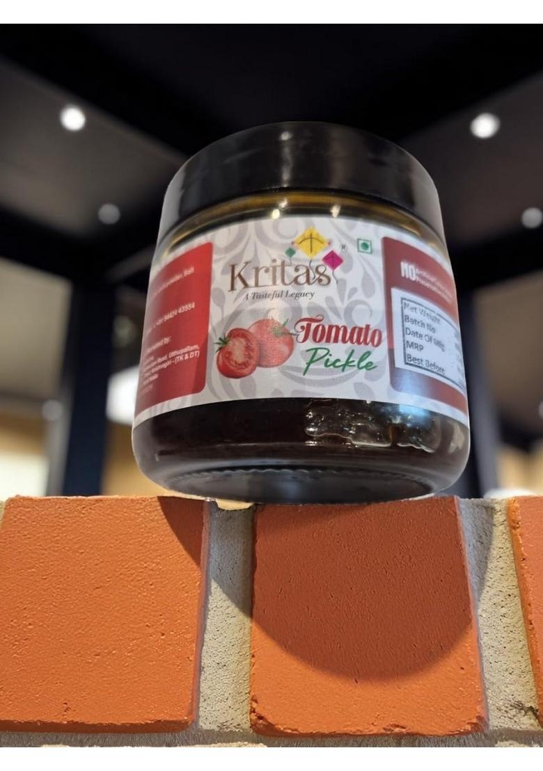 Kritas Homemade Tomato Pickle – Spicy Tangy South Indian Style | No Preservatives Perfect With Rice Parathas