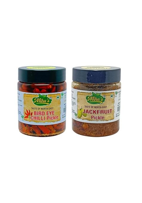 Miha'S North East Bird Eye Chilli And Jackfruit Pickle Set 2 Jars
