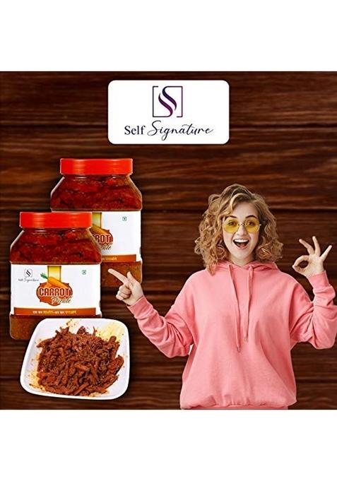 Self Signature Pickle Homemade Taste |Carrot | Achar Mix In Mustard Oil 1Kg
