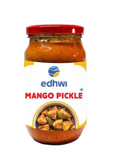 Edhwi Mango Pickle 200G | Tangy Spicy Authentic Indian Recipe 200 Gram