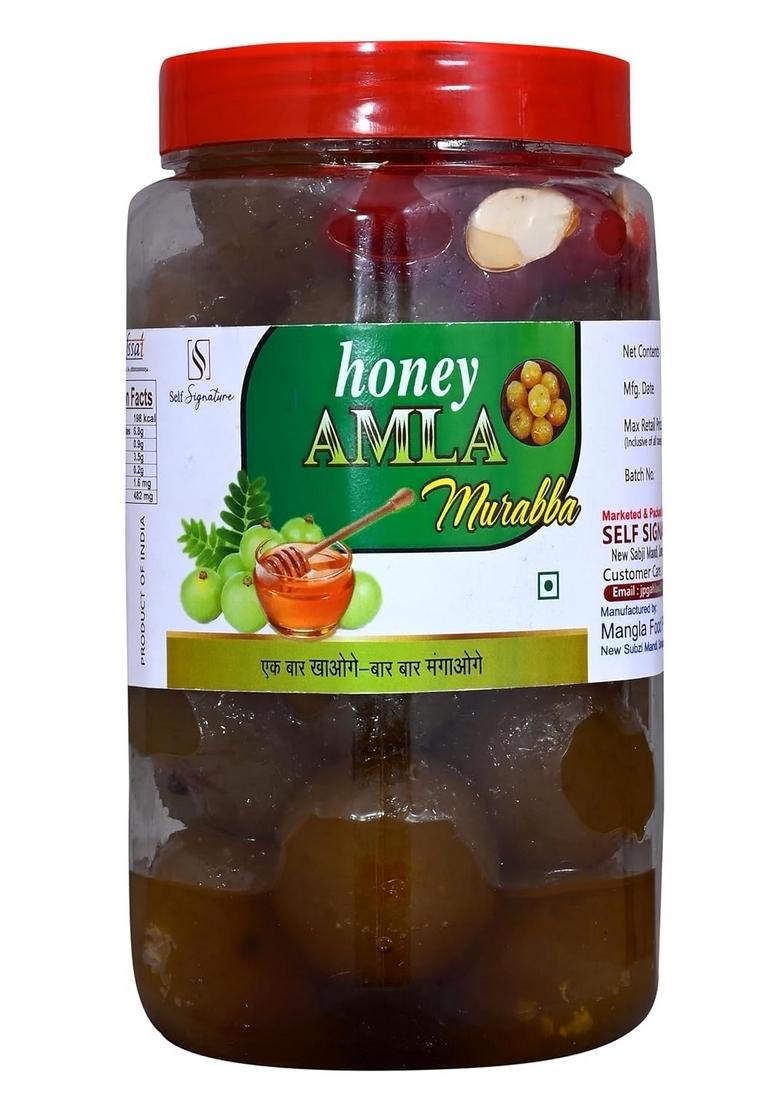 Self Signature Honey Amla Murabba 900 Gram Natural Sweet Preserve Rich In Vitamin C Made With Pure For Immunity Digestive Health And Daily Wellness Ideal Home Use Gifting