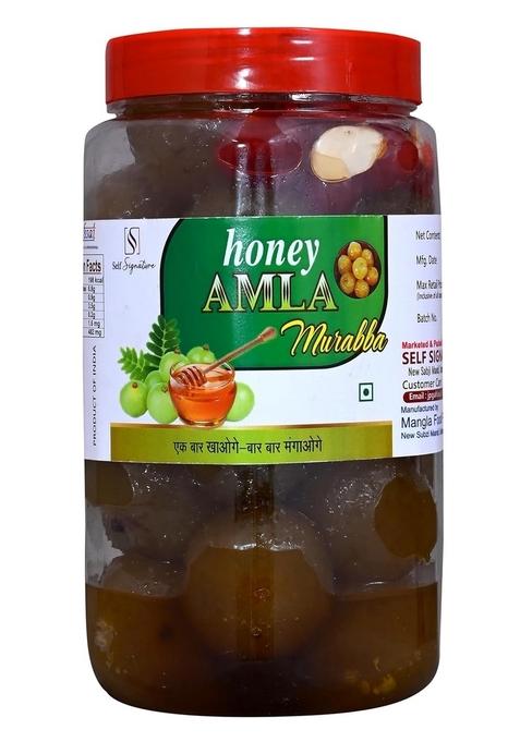 Self Signature Honey Amla Murabba 900 Gram Natural Sweet Preserve Rich In Vitamin C Made With Pure For Immunity Digestive Health And Daily Wellness Ideal Home Use Gifting